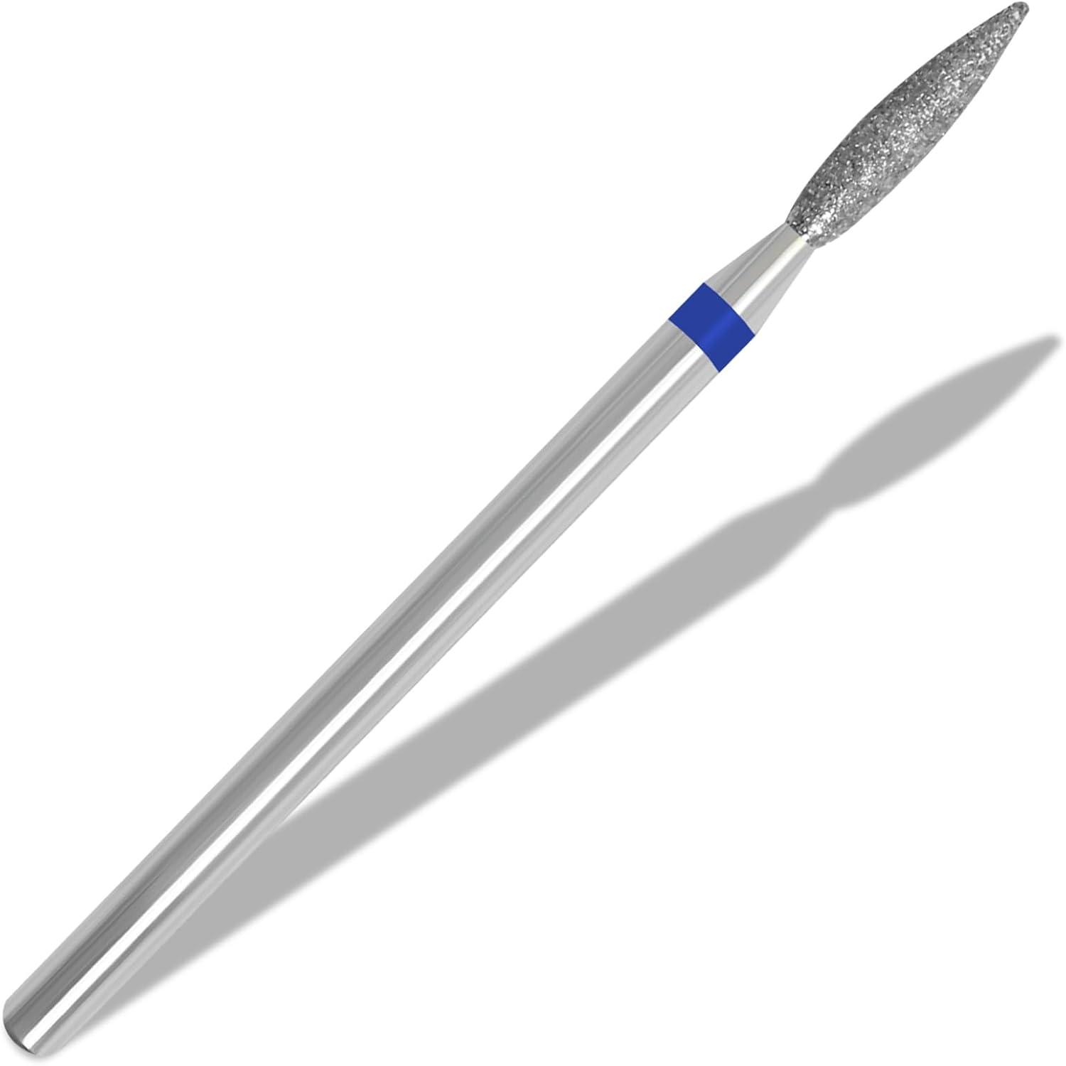 Vnjaoi Cuticle Nail Drill Bit, Nail Drill Bits Professional Diamond Bits for Nails Nail Buffer Bit Nail Trimer, under Nail Cleaner Cuticle Remover Nail Prepare, Nail Supplies for Nail Techs (Medium)