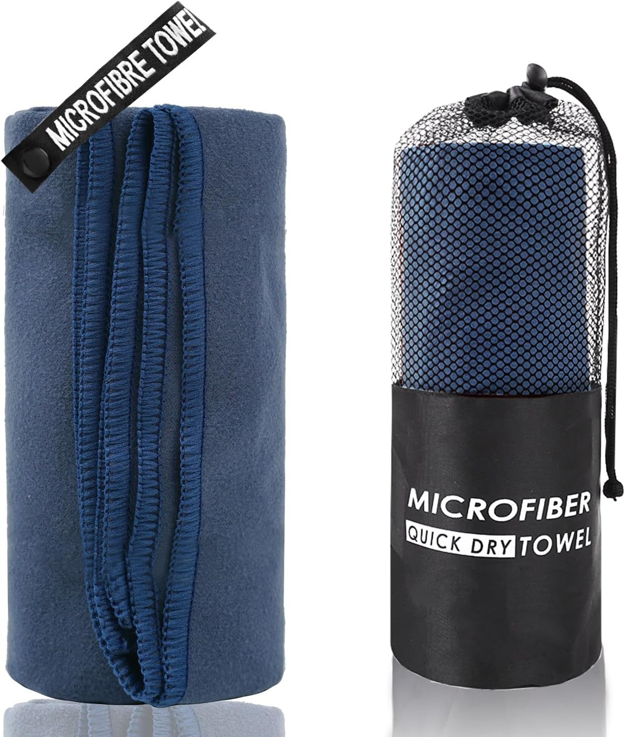 Gym Towel, Perfect for Travel Sports Beach Towels. Quick Dry Towel Suitable for Camping, Backpacking,Gym, Beach, Swimming,Yoga(Blue,60 * 30")