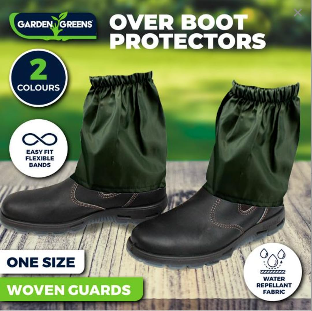 OZSTOCK 5PAIRS Gardeners Boot Protectors Sock Savers Water Resistant Work Boot Covers image number 1