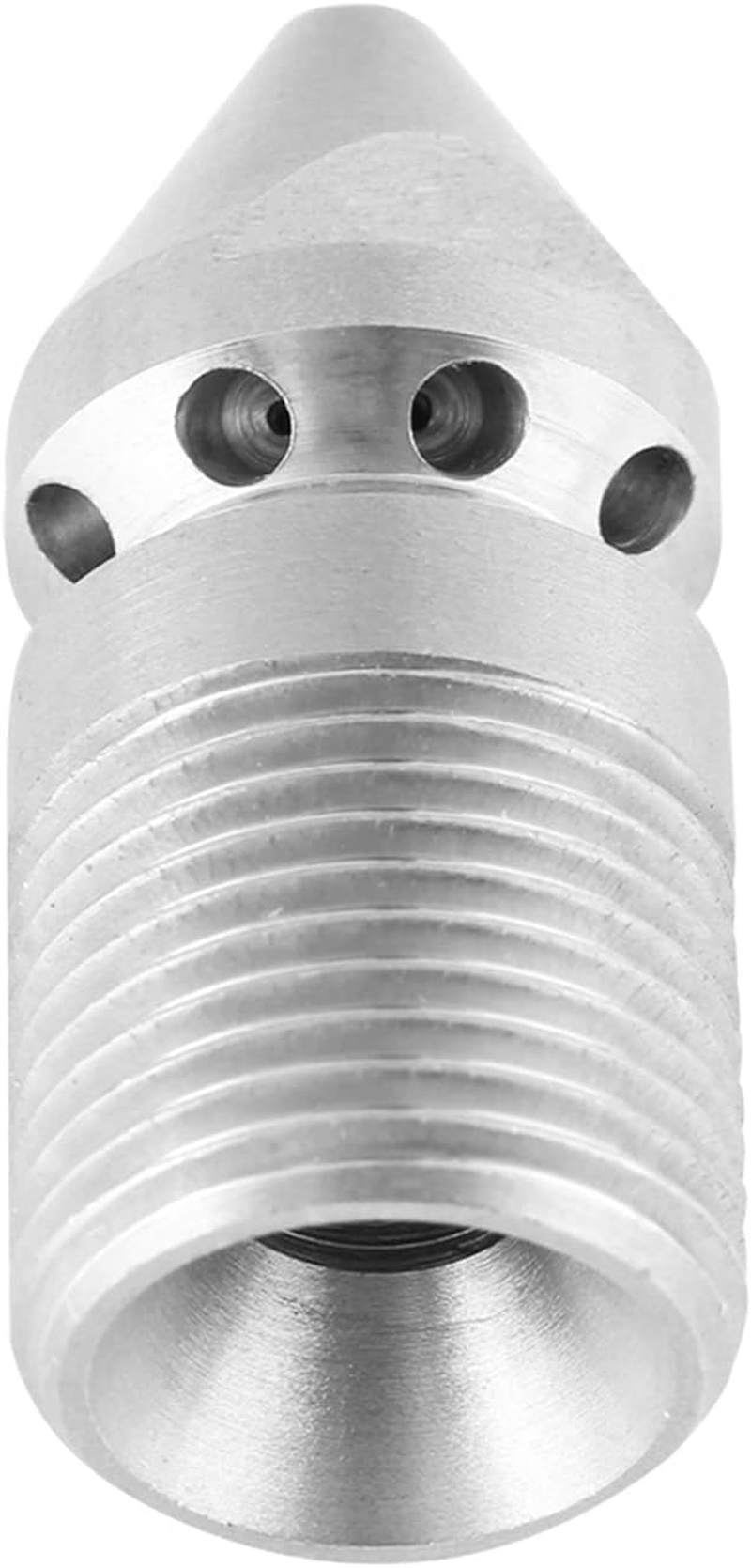 S04 Stainless Steel Sewer Jet Cleaning Nozzle with 3/8BSP Male Thread for Drain and Pressure Pipe image number 5