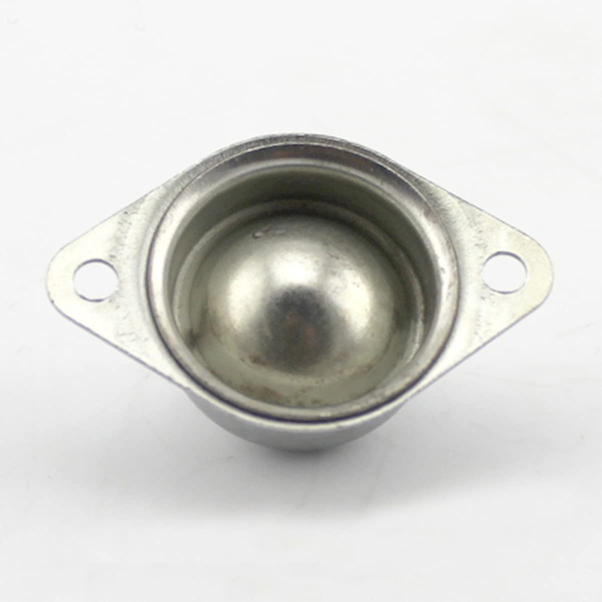 Baluue 10 Pcs Mini Swivel Casters Wheels, Stainless Steel Mini Wheel 360 Degree Rotation, Bearing Ball Transfer Wheels No Noise for Furniture Trash Canrage image number 2