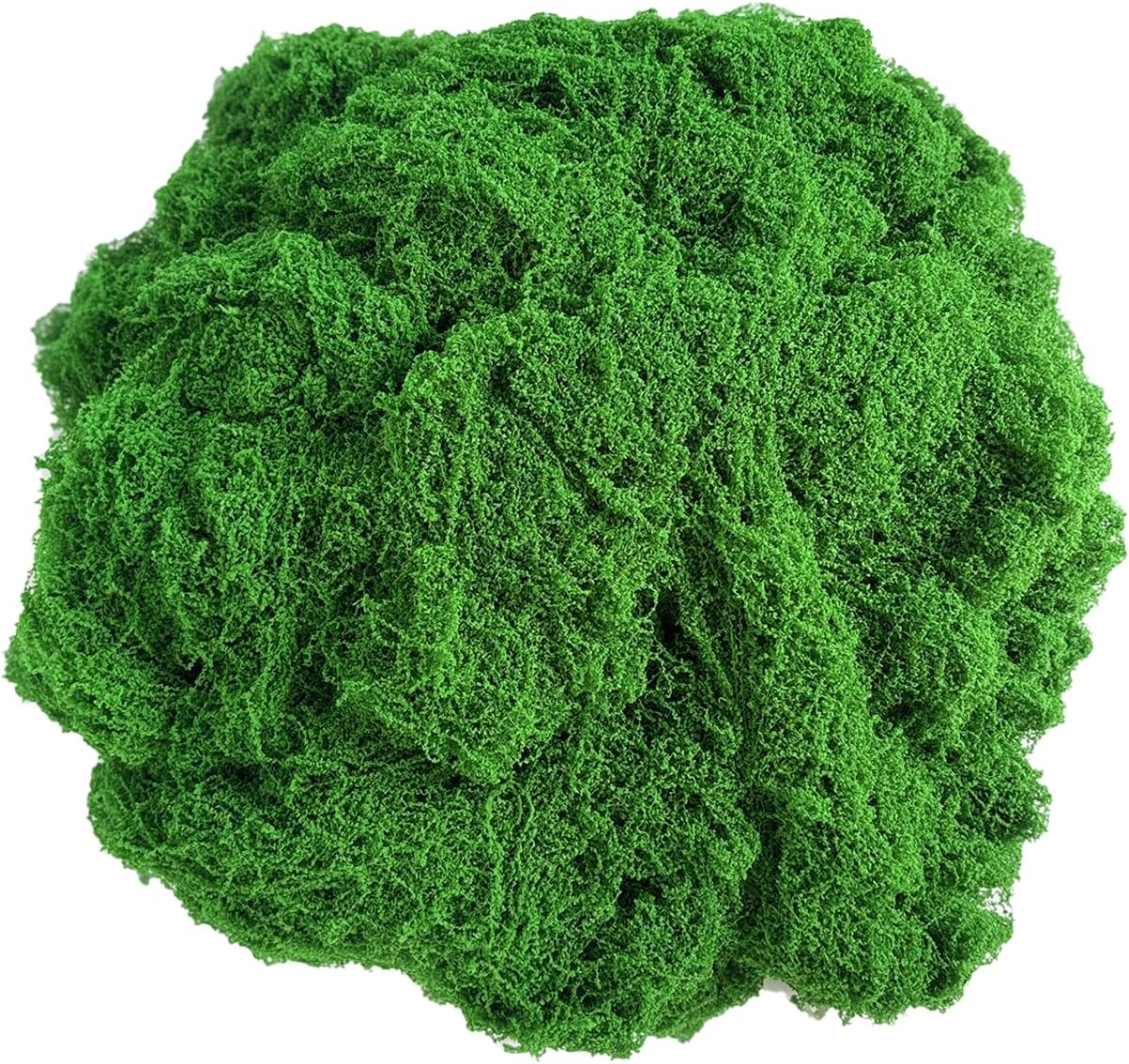 500G Artificial Moss Soft Breathable Fake Moss for Indoor Plants Natural Green Eco-Friendly Faux Moss for Planters Musgo Artificial Para Macetas Decorative Garden Landscaping Supplies image number 4