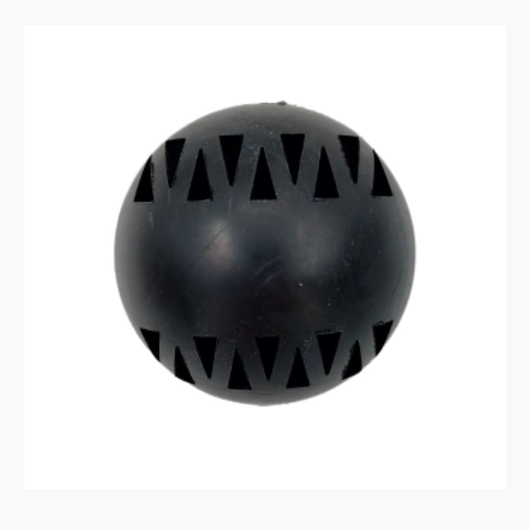 Aim&eacute; Dog Toy - Cronos Series - Toy for Dogs - Ball for Dogs - with a Container for Treats for Dogs - Vegetable and Natural - 8 Cm - Toy Very Robust - Made In