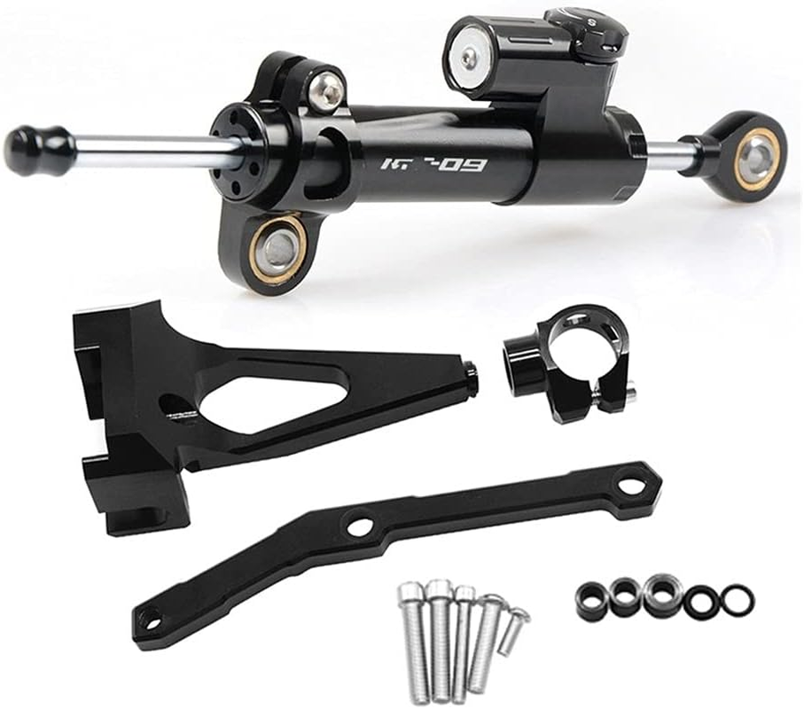 Motorcycle Steering Stabilizer for MT-09 for MT09 for MT for FZ 09 FZ09 FZ-09 2013-2020 Motorcycle Steering Stabilize Damper Bracket Mount Shock Damper (Color : F) image number 6