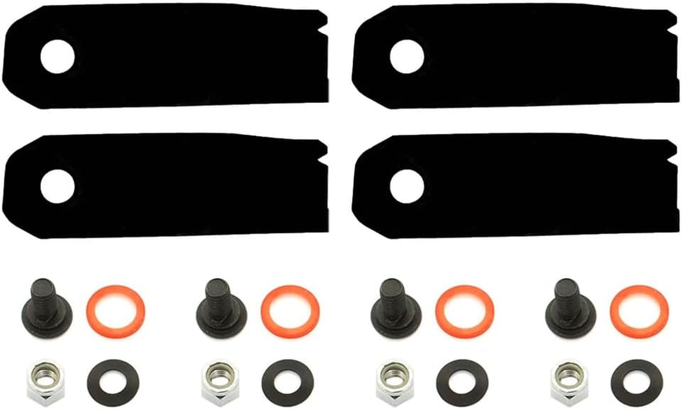 4Pcs Blades & Bolts Set for Victa 19&rdquo; & 20&rdquo; Mowers Blade Set CA09470S image number 3
