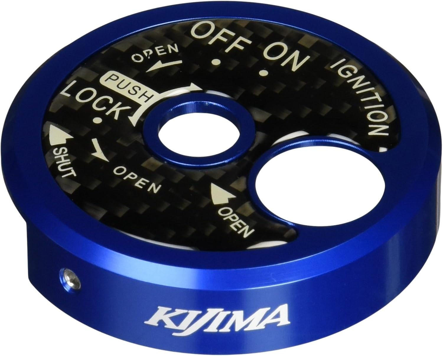 Kijima (Kijima) Key Cylinder Cover CNC Blue Cygnus X-FI (28S / 1YP) 208-3089
