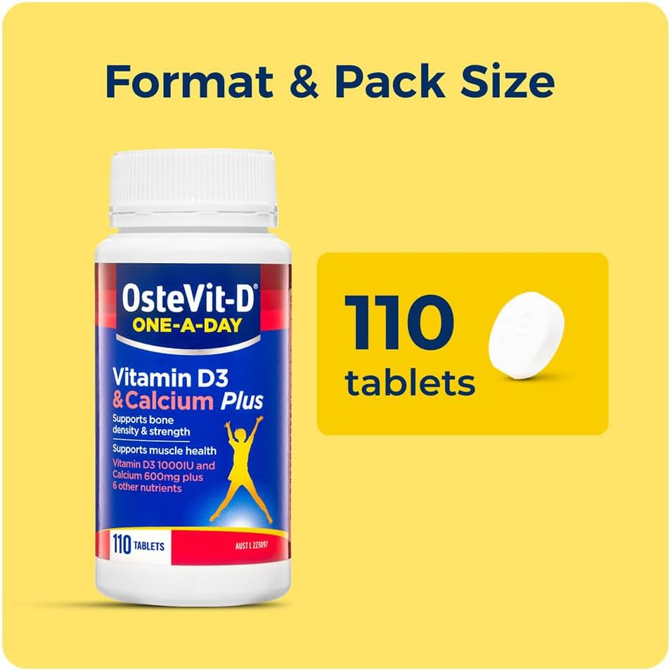 Ostevit-D and Calcium plus One-A-Day 110 Tablets image number 4