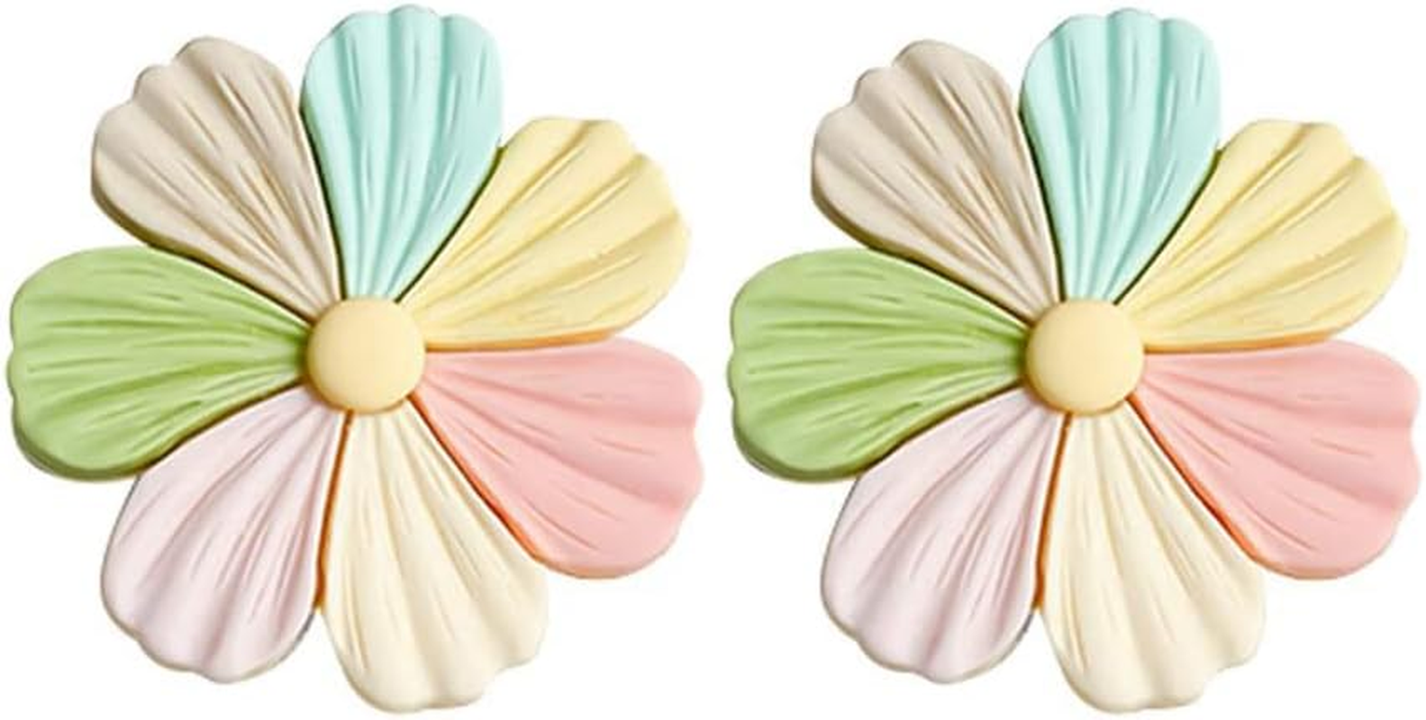 ARFUKA Phone Ring Holder Universal Phone Grip Collapsible Colored Flower Phone Grip and Phone Stand for Phones and Tablets Pack of 2