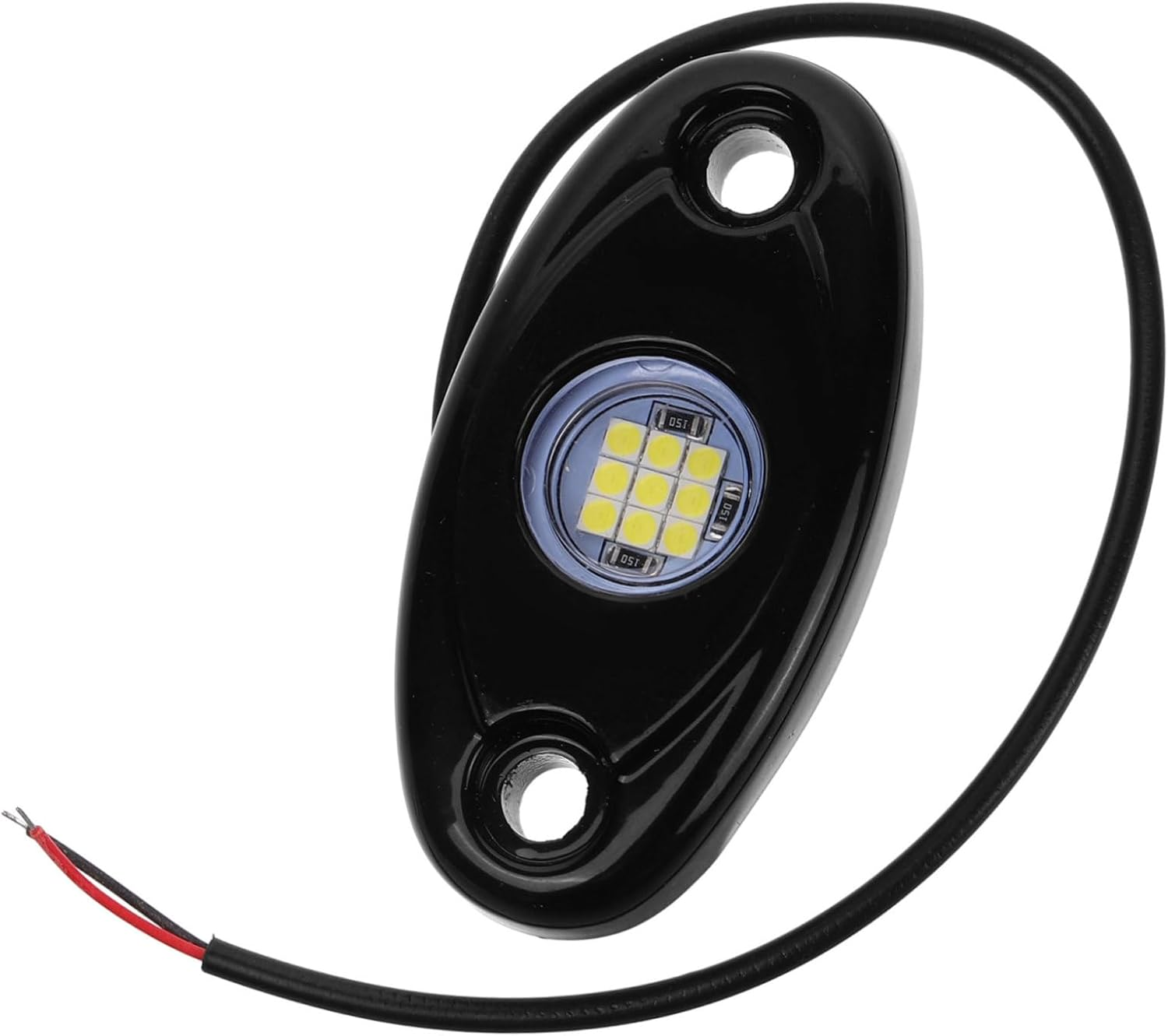 YOSADIER Led Rock Lights Kits for Trucks Suvs Atvs Off-Road Underglow Lighting Kit Aluminum Alloy Drip-Proof Led Underbody Modification Lamp image number 2