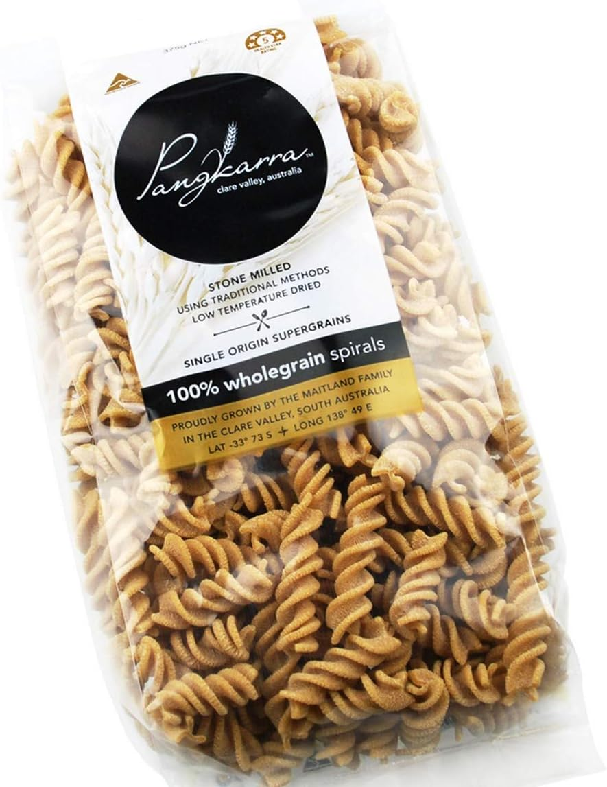 Pangkarra Foods Spirals Wholegrain Pasta, 375 G
