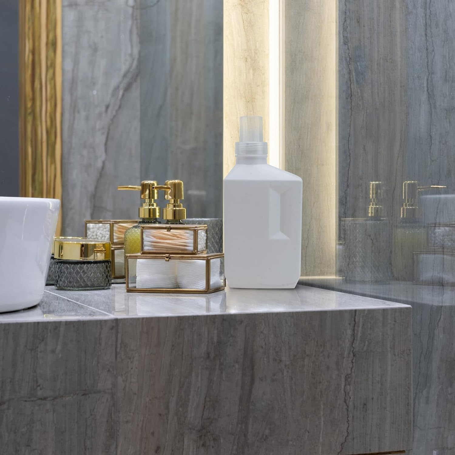 Plastic Jugs Empty Container Dispenser, Liquid Detergent Container, for Room Decor (1000ML+500ML) image number 6