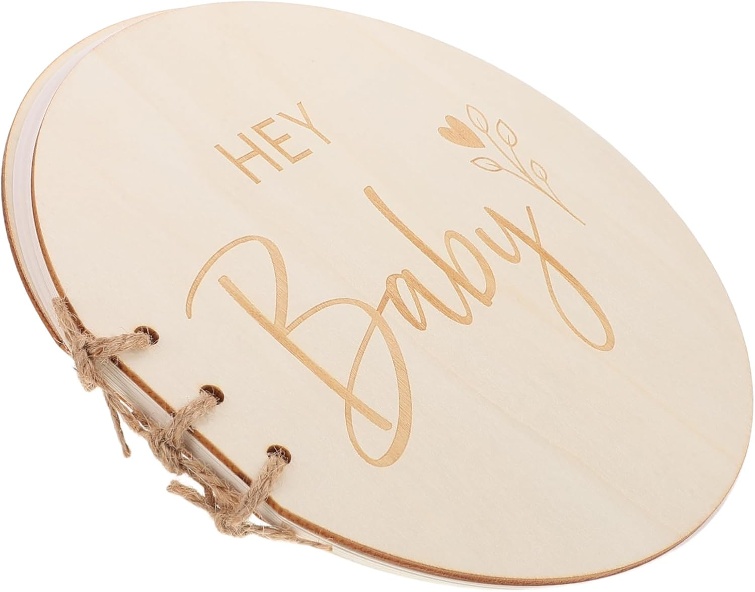 Natural Wood Shower Guest Book Elegant Memory Album with Rustic Design for Celebrations Keepsake for Showers and First Birthdays Thoughtful for Parents image number 6