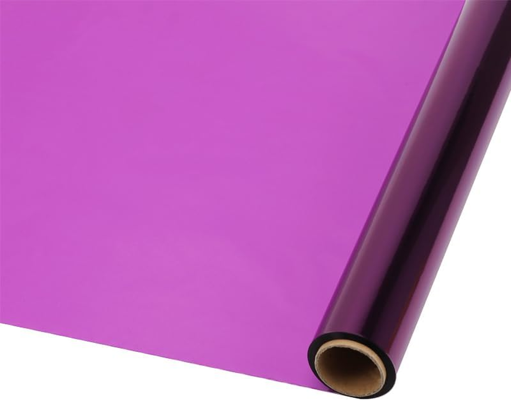 AIMALL 1 Roll 40CM X 30M Plain Colourful Cellophane Wrap Film, Thick OPP Material for Florist Hamper, Gift Wrap, Crafts, Baskets, and Flowers