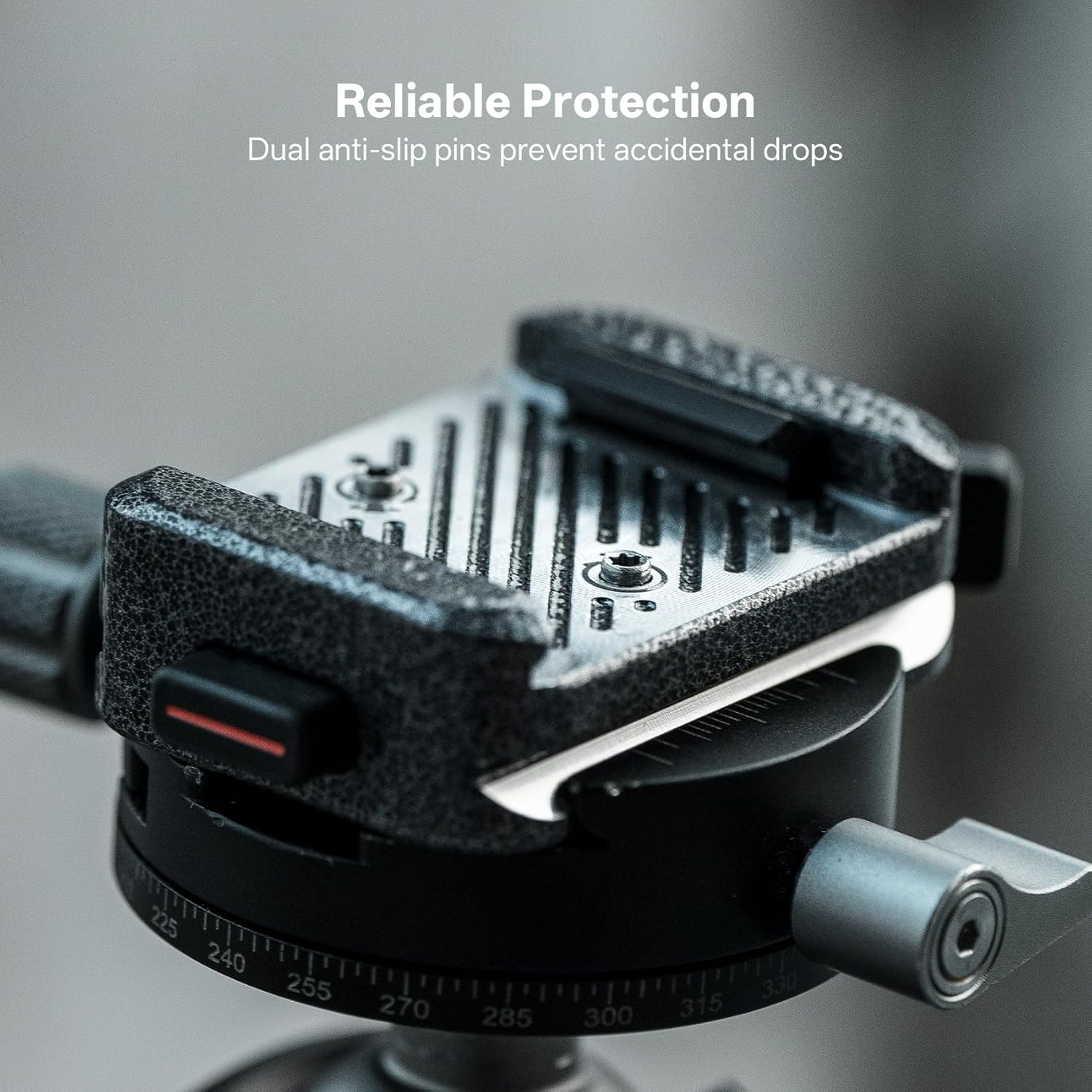 PGYTECH Quick Release Clamp V2, Compatible for Arca Swiss Plate Camera Mount Adapter with 1/4" to 3/8" Screw Thread for Tripods/Gimbals/Sliders/Stabilizers(Only Clamp) image number 6