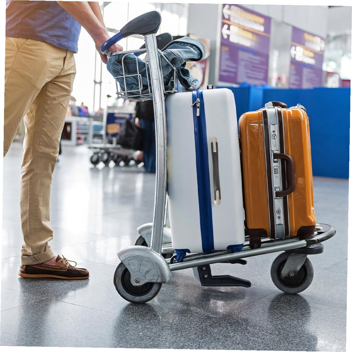 MUCKLILY Plastic Suitcase Grip Luggage Handle Replacement Screws Sturdy Plastic Handle Grip for Travel Suitcases and Handbags Carrying Accessory image number 4