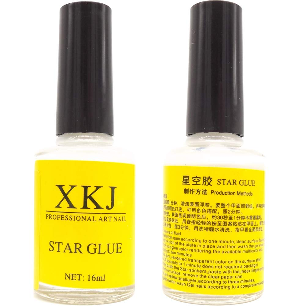 Warm Girl Professional Star Nail Art Glue for Nail Foil Sticker Transfer DIY Tool image number 2