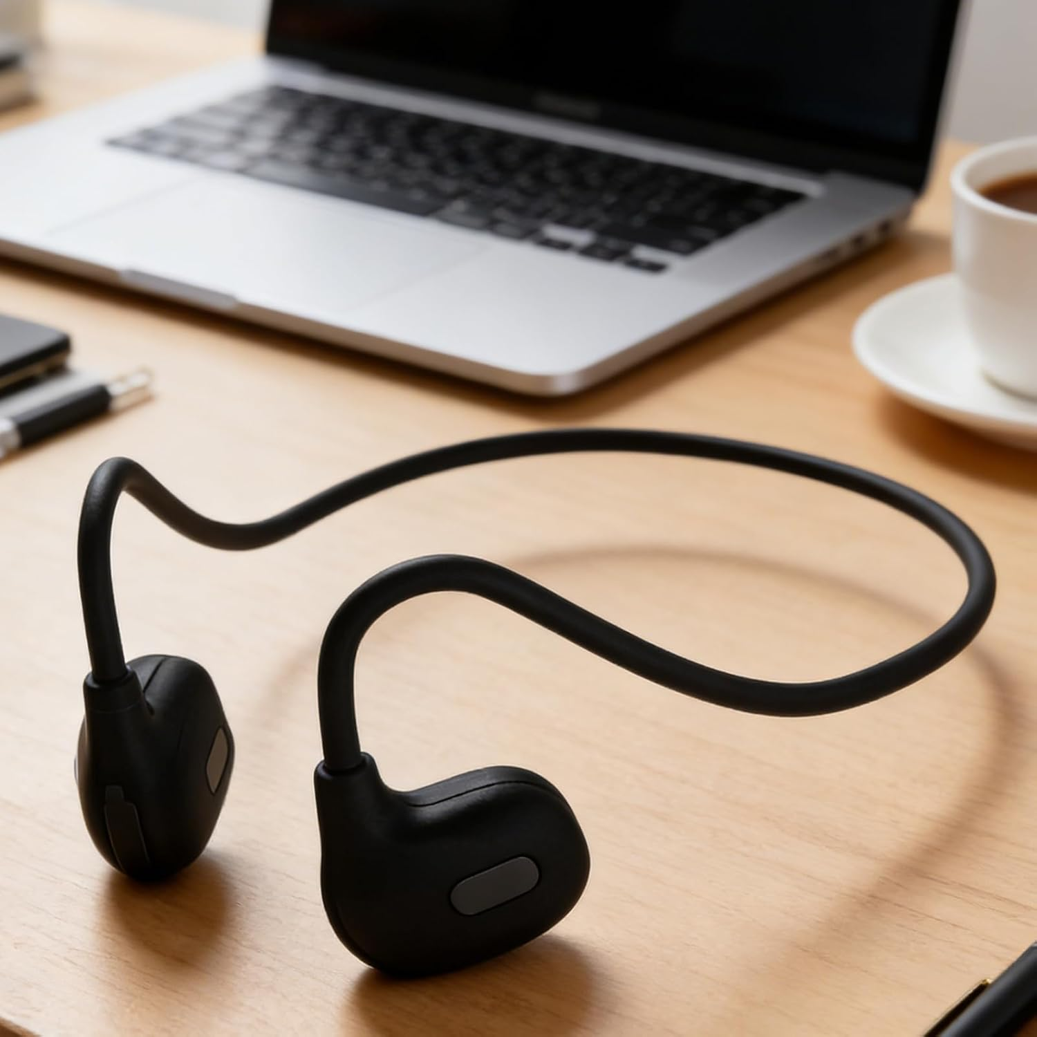 Bone Conduction Earphones | Open Ear Waterproof Earbuds - Sports Headphones - for Workout Gym Fitness Outdoor Travel Commuting Cycling Hiking Training Running