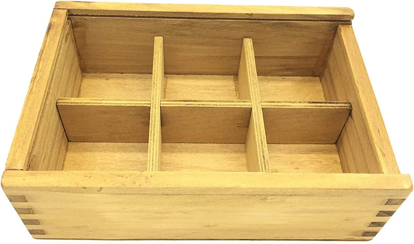 Guaishou 6-In-One 3D Luxury Wooden Brain Puzzle Teaser Kongming Lock for Teens and Adults Includes Storage Box image number 2