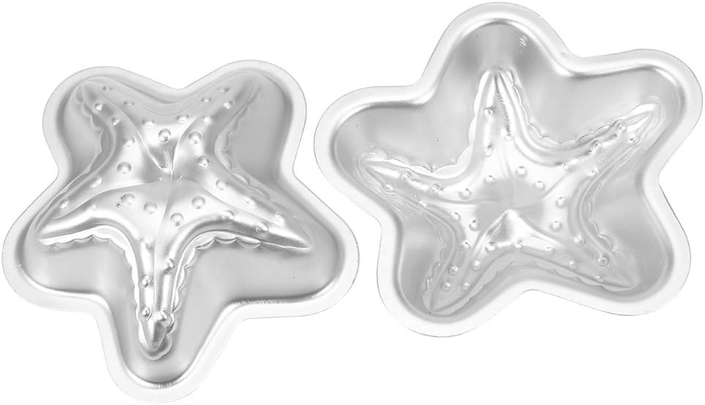 2 Pcs Bath Bomb & Soap Mold, 10Cm / 3.94 Inch DIY Metal Bath Bomb Molds, Handmade Fizzy Crafting Tool, DIY Crafts, Soap, Cake, Ice Cream, Baking and Candle Making Supplies (Sea Star) image number 6