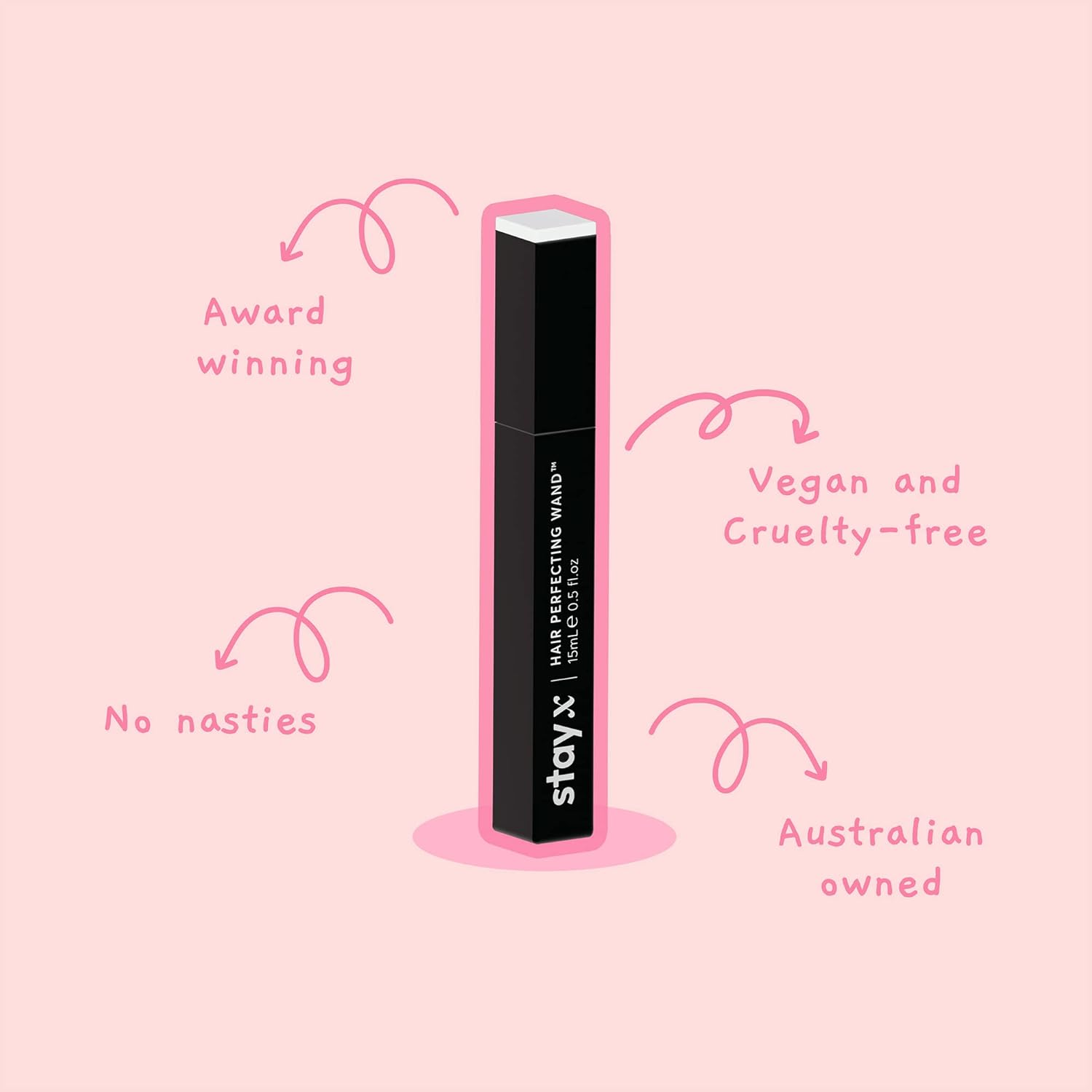 Stayx Hair Perfecting Wand - Organic Beauty Award Winner 2021, 15 Ml (Pack of 1) image number 1