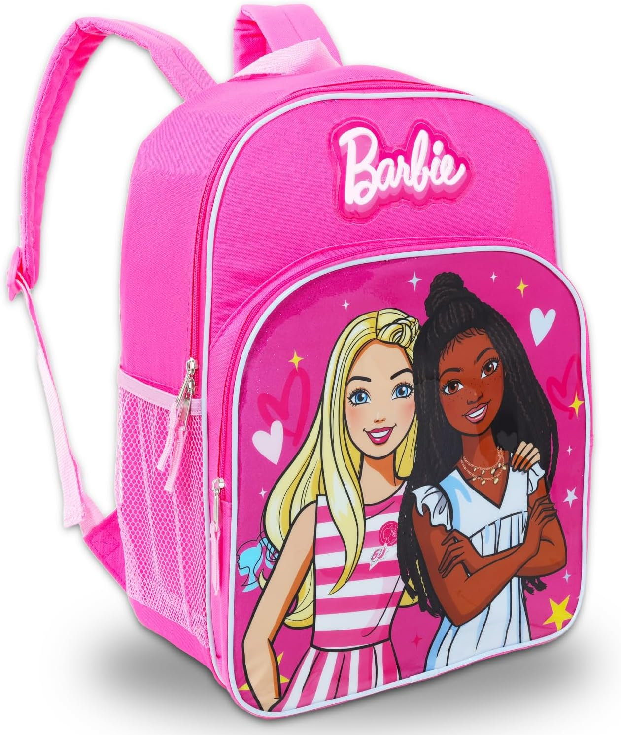 Barbie Backpack and Lunch Bag Set - Bundle with 16" School Bag, Lunch Box, Water Bottle, Stickers, More | Barbie Backpack with Lunchbox for Girls, Kids
