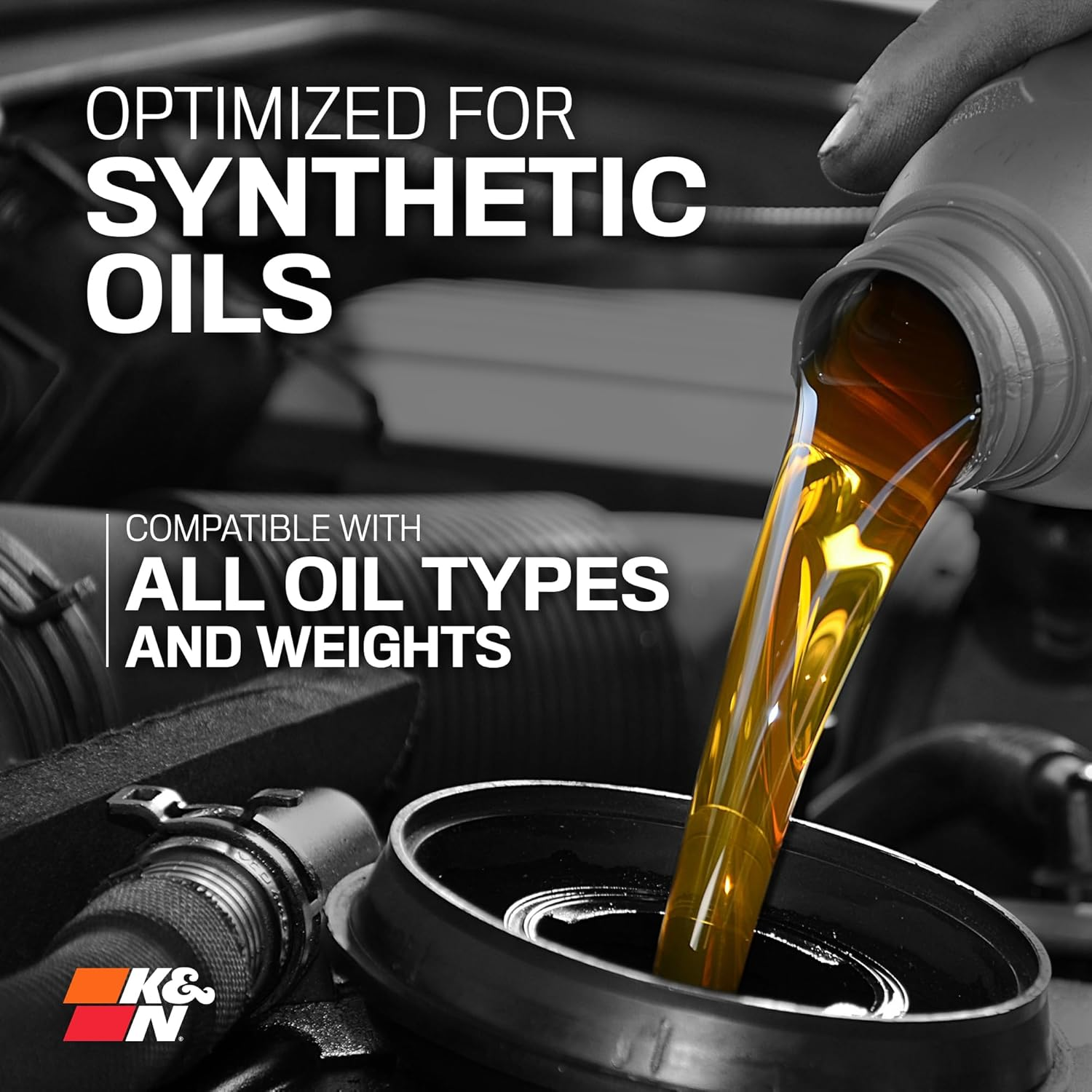 K&N HP-7020 Premium Oil Filter for 2020 Lexus GS350 3.5L V6 Gas image number 1