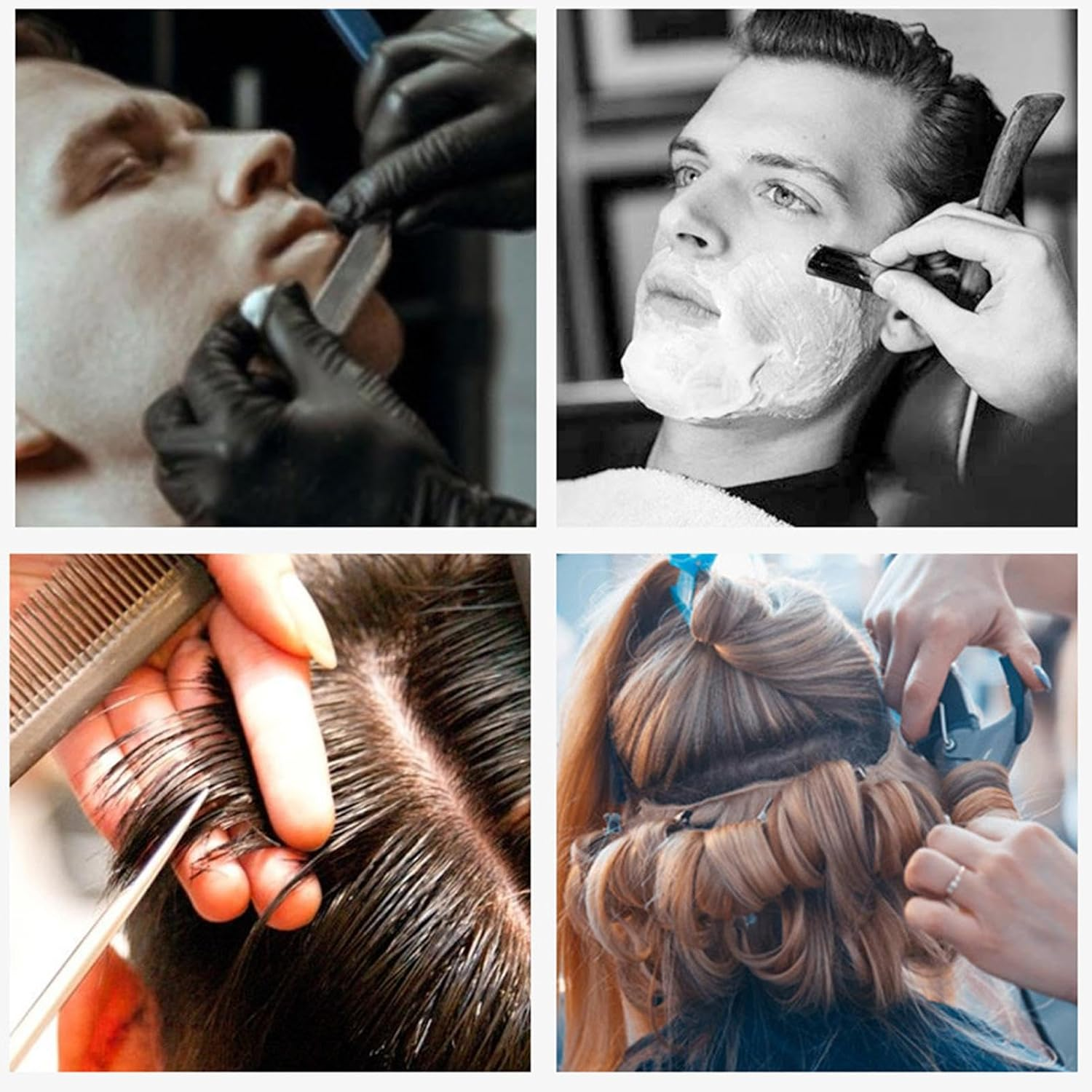 Hair Coloring Cape | Professional Short Length Hair Cut Cover - Salon Equipment Barber Bib, Adjustable Makeup Cape for Hair Dyeing, Shampooing, Makeup Application image number 2