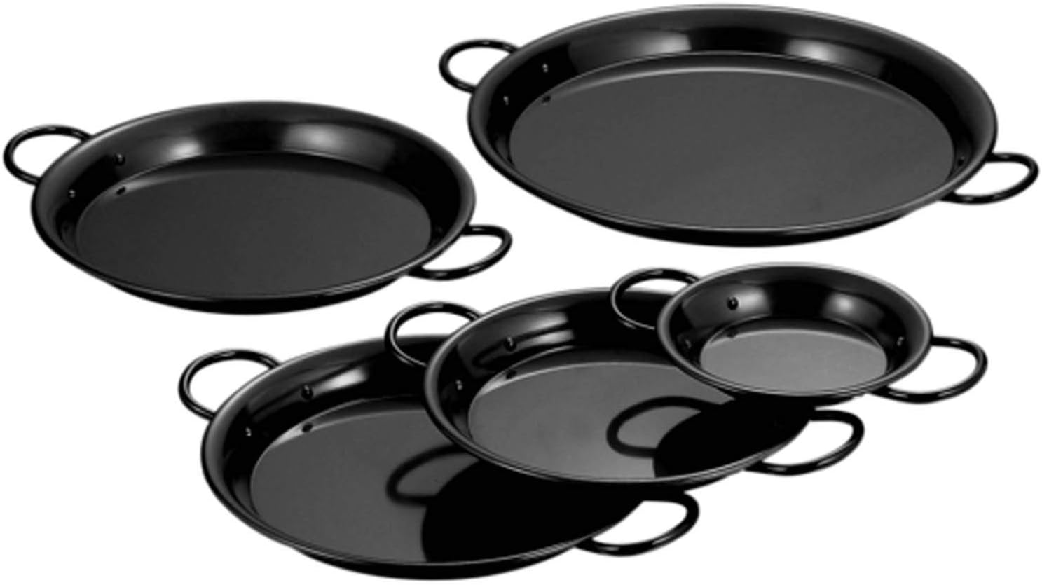 Nagao 913036 Paella Pot, Induction Compatible, Iron, Black Skin, 14.2 Inches (36 Cm), Made in Japan image number 2