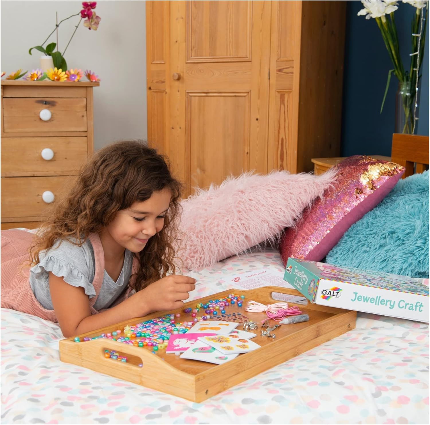 Galt Toys, Jewellery Craft, Kids' Craft Kits, Ages 5 Years Plus