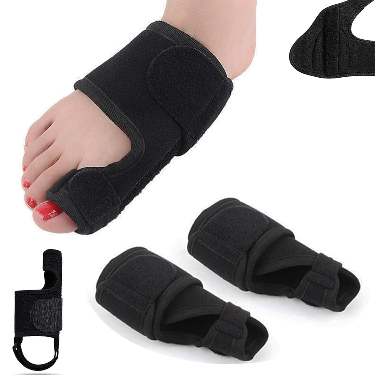 Effective Bunion Corrector for Women and Men | Relieve Pain, Straighten Toes, and Correct Bunions | Orthopedic Toe Straightener | Best Bunion Corrector for Lasting Relief - Day & Overnight Support (Right) image number 1