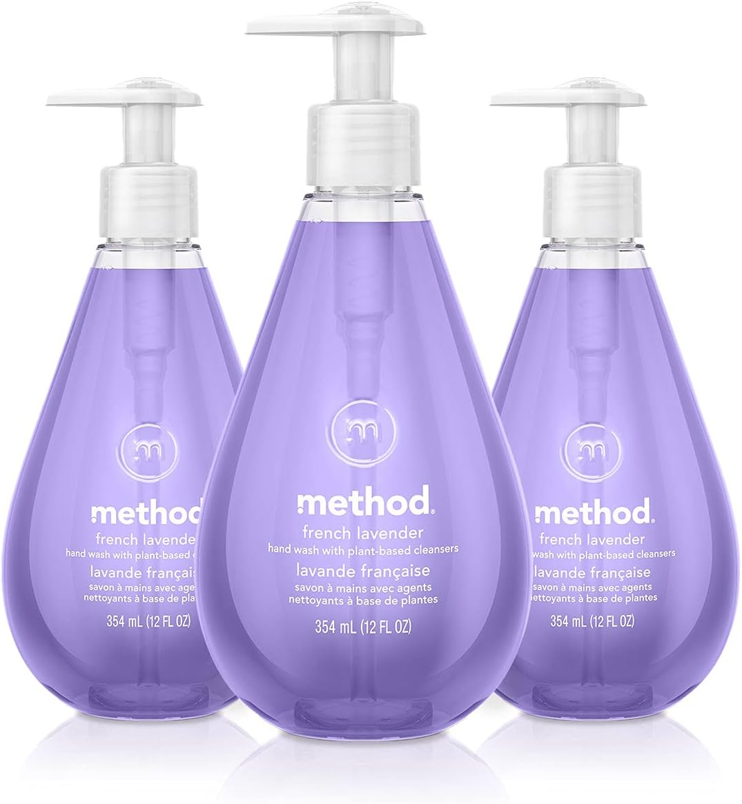 Method Gel Hand Wash, French Lavender, 12 Oz, 3 Pack, Packaging May Vary image number 5
