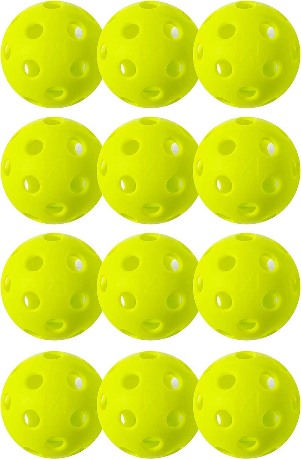 Franklin Sports X-26 Indoor Pickleballs - 3 Pack, 12 Pack & 100 Pack Bulk - USAPA Approved Tournament Pickleballs - Multiple Colors