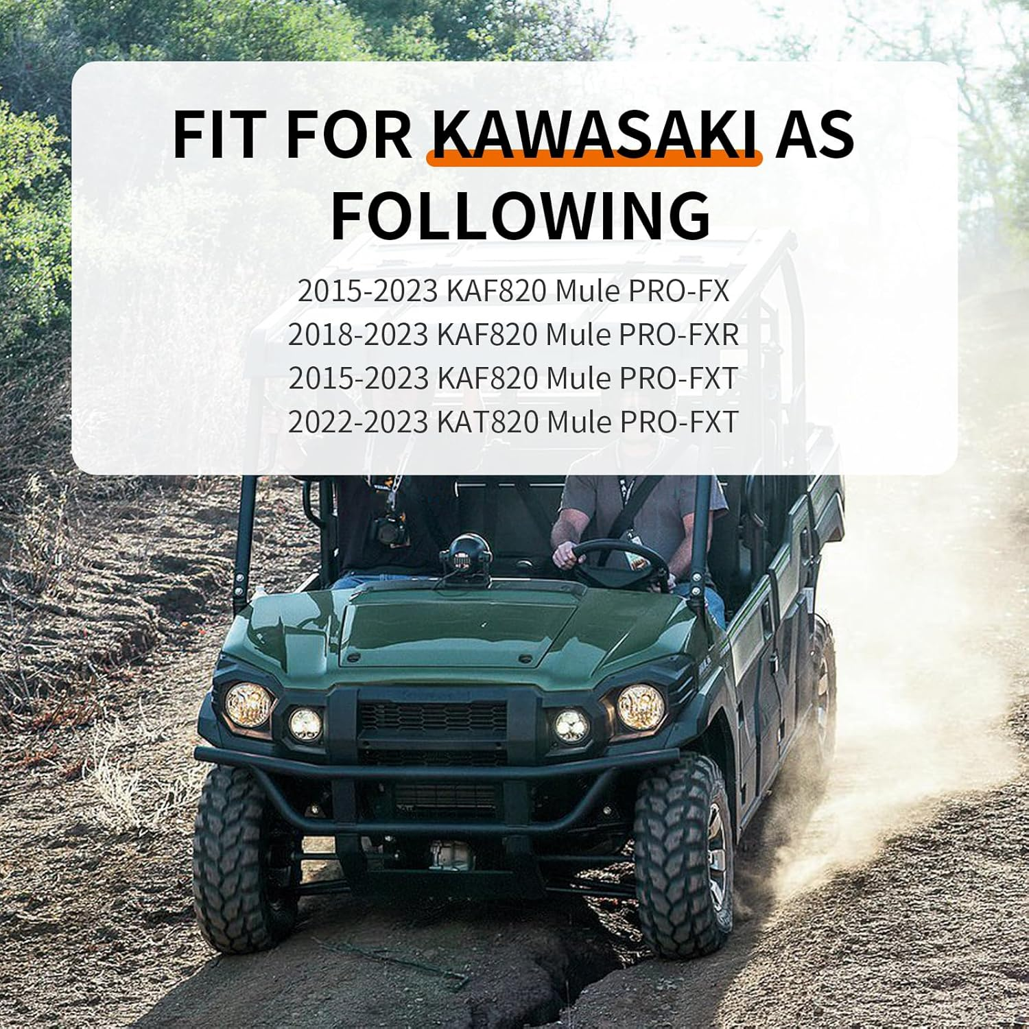 Spark Plug Cap & Wire for Kawasaki KAF820 KAT820 Mule PRO-FX PRO-FXR PRO-FXT 2015-2023 21150-0013 image number 3