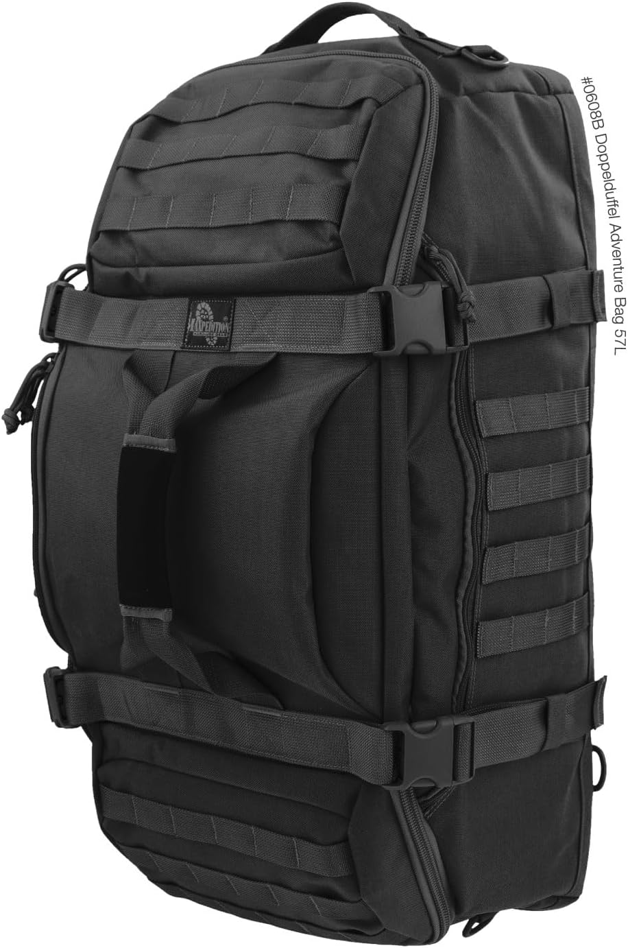 Maxpedition Doppelduffel Adventure Bag - Black image number 4