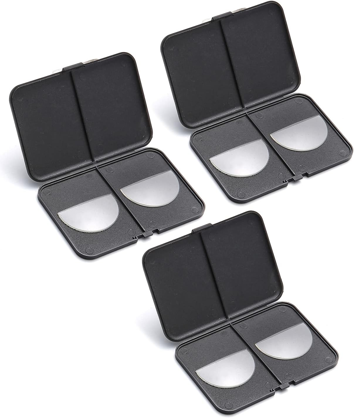 OKH 3 Pairs Stick-On Bifocal Lenses Reader, Reusable Stick on Adhesive Magnifying Reading Lenses for Sunglasses/Sport Glasses/Ski Goggles, No Water Needed image number 3