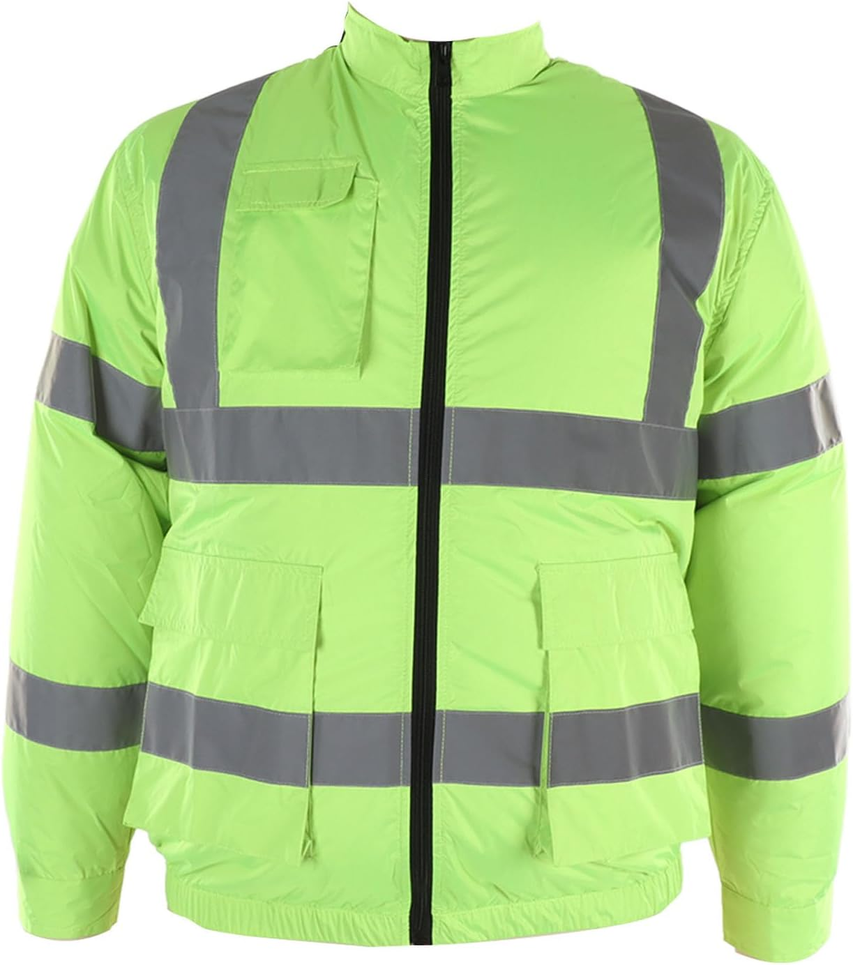 Cool Vest Wearable Cooling Fan Vest, Reflective Cooling Fan Clothes Jacket for Men Women, Fast Cooling Vest with 2 Fans for Working Fishing Hiking Outdoor (Fluorescent Green) image number 4