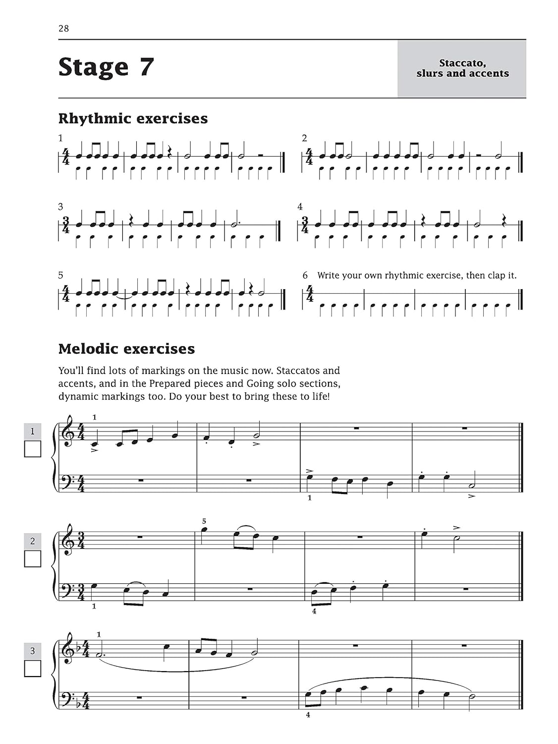 Improve Your Sight-Reading! Piano, Level 1: a Progressive, Interactive Approach to Sight-Reading image number 6