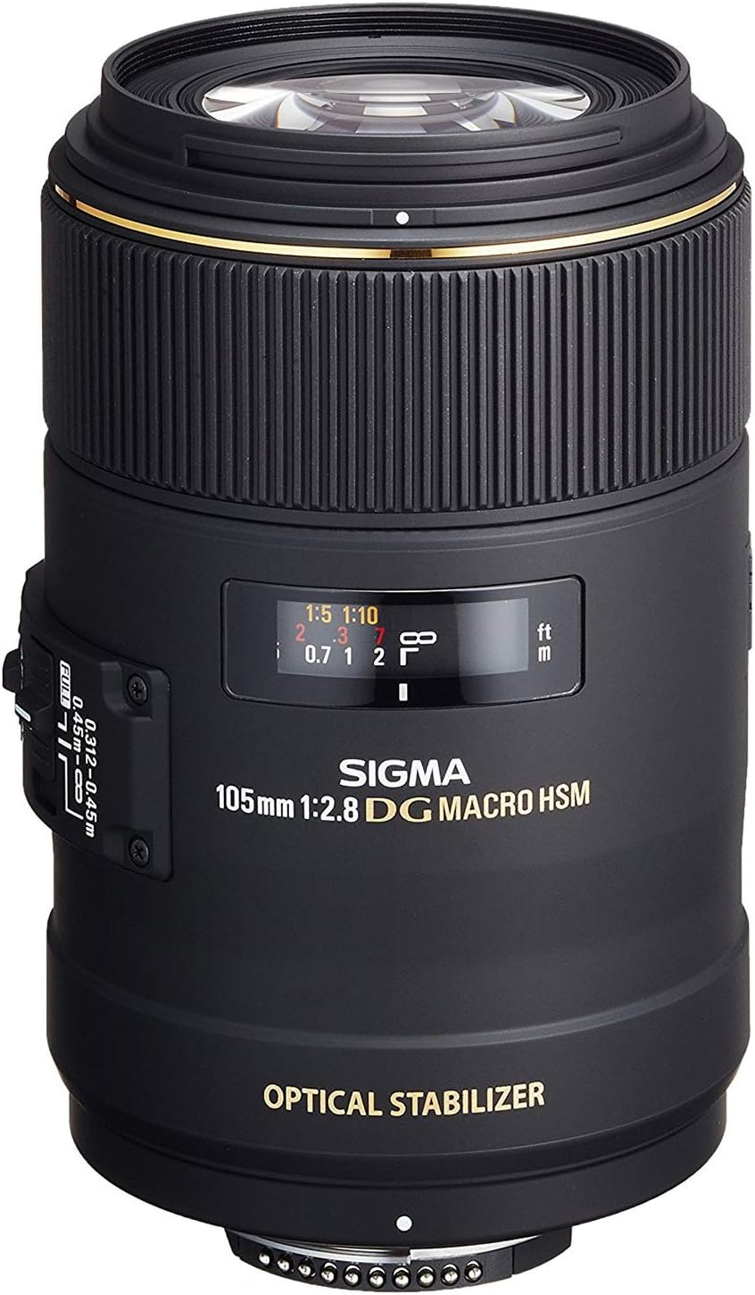 Sigma 4258955 105Mm F/2.8 Macro EX DG OS HSM Optical Lens for Nikon, Black image number 6