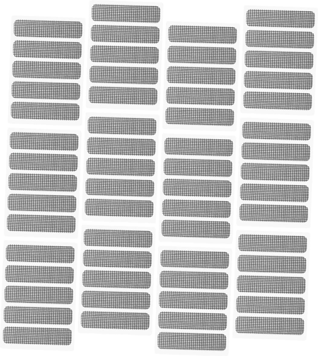 Ipetboom 25 Pieces Self-Adhesive Window Screen Repair Tape Mesh Patch Kit for Mesh Door and Window Tear Mend Strong Adhesive for Insect Screen Protection image number 6