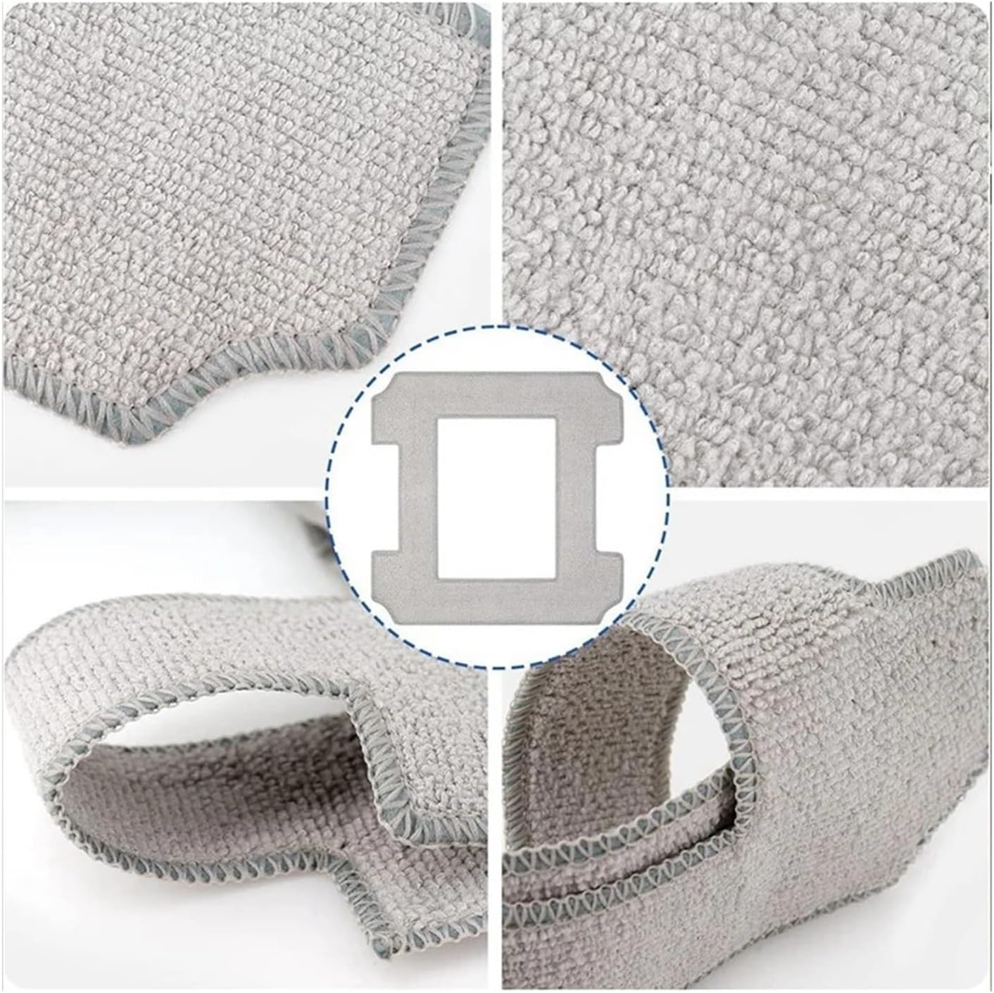 Window Cleaning Robot Mop Cloth,Compatible for Ecovacs,Winbot W1 / W1 Pro / W2 / W2 Omni Window Cleaning Robots,Window Cleaner Robot Cleaning Cloth image number 2