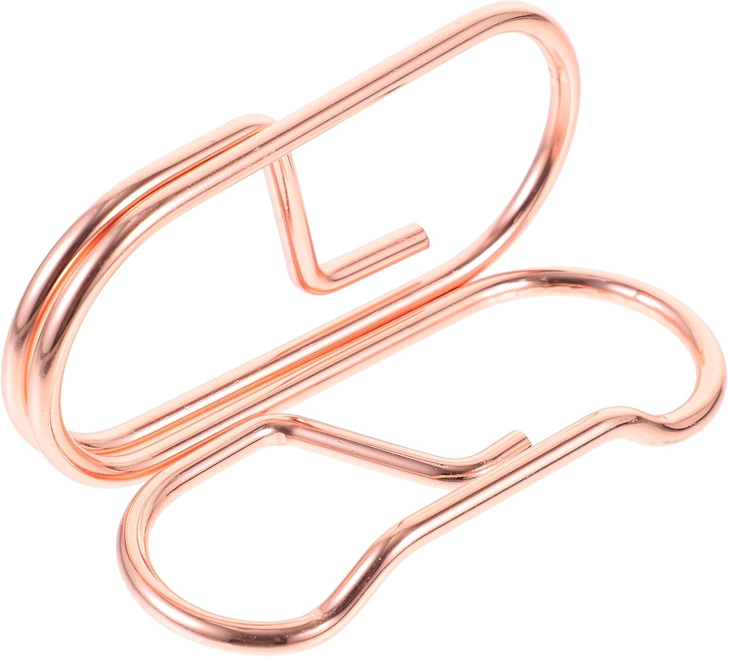 WRITWAA Metal Business Card Holder Desktop Stand Sturdy Business Card Organizer for Office Home Desk Accessories with Capacity and Metal Construction Rose Gold image number 2