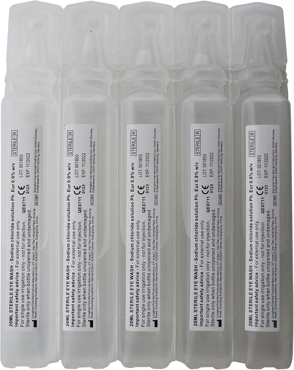 Qualicare 25X 20Ml Sterile Sodium Chloride Eye Care Wash Cleansing Solution Pods image number 3