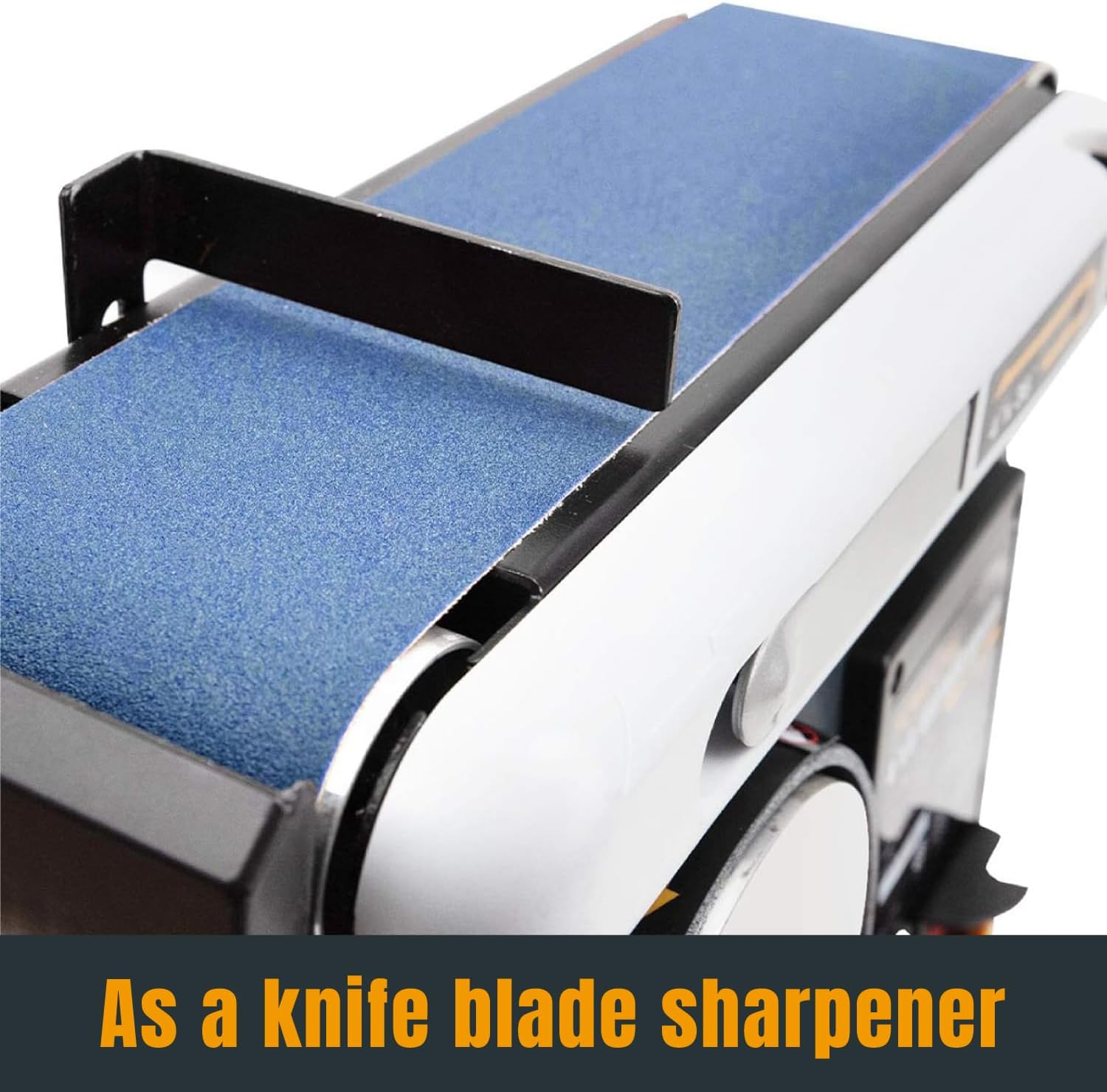 POWERTEC 3PK 4X36 Sanding Belts, 120 Grit Zirconia, 4 X 36 Inch Sanding Belts for Benchtop Belt and Disc Sander, Belt Sandpaper for Woodworking, Metal Grinding, Deburring, Rust Removal (443612Z-3) image number 6