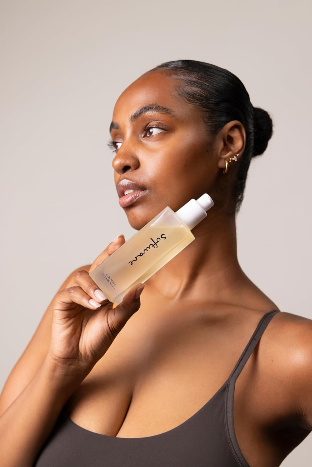 Software Hydrating Cleansing Oil 100Ml | Oil-To-Milk Facial Cleanser for Gentle Makeup Removal and Skin Barrier Support | Nourishing Face Cleanser for Sensitive Skin | Daily Makeup Cleanser image number 3