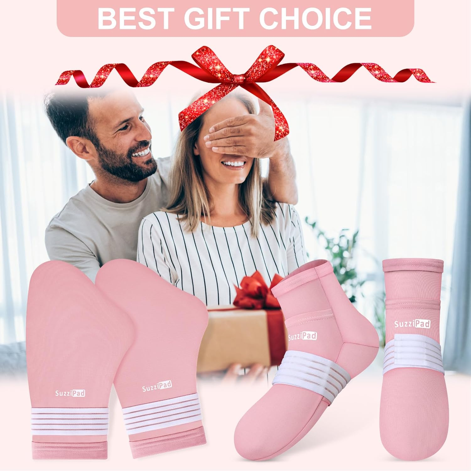 Suzzipad Cold Therapy Socks & Cold Gloves for Chemotherapy, Chemo Must Haves for Women and Man, Ideal for Soothing Hand and Foot Discomfort, S/M