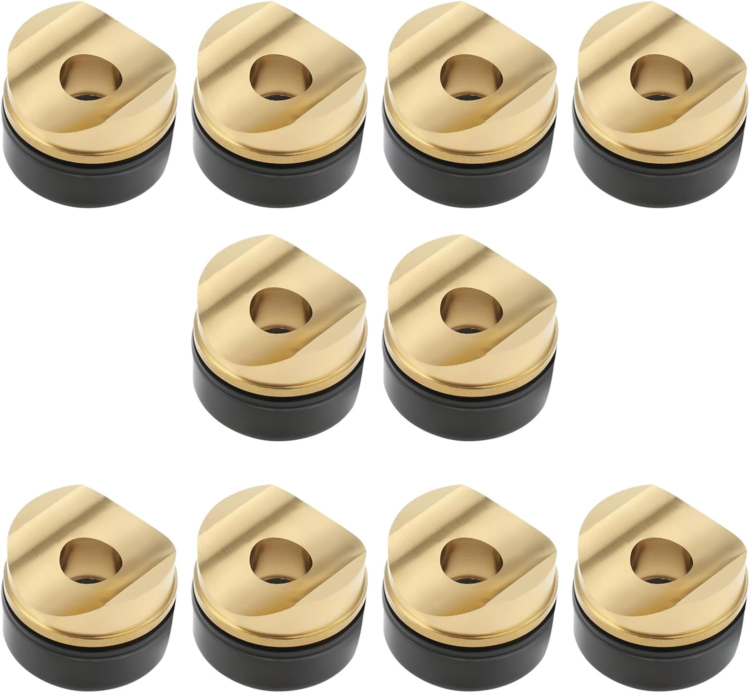 Ecsing 10PCS Brass Seal Sprayer Tip Gaskets 11X8.2Mm for Airless Paint Sprayer Nozzle Seal image number 2