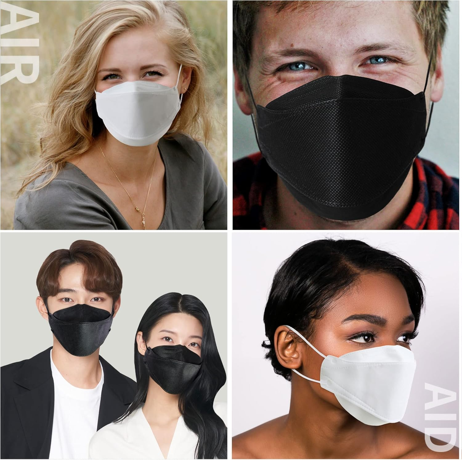 AIRAID-KF94 [Individually Wrapped] - Made in Korea, 4-Layer Filter, 3D Face Protective Mask, Adult and Older Teens image number 6