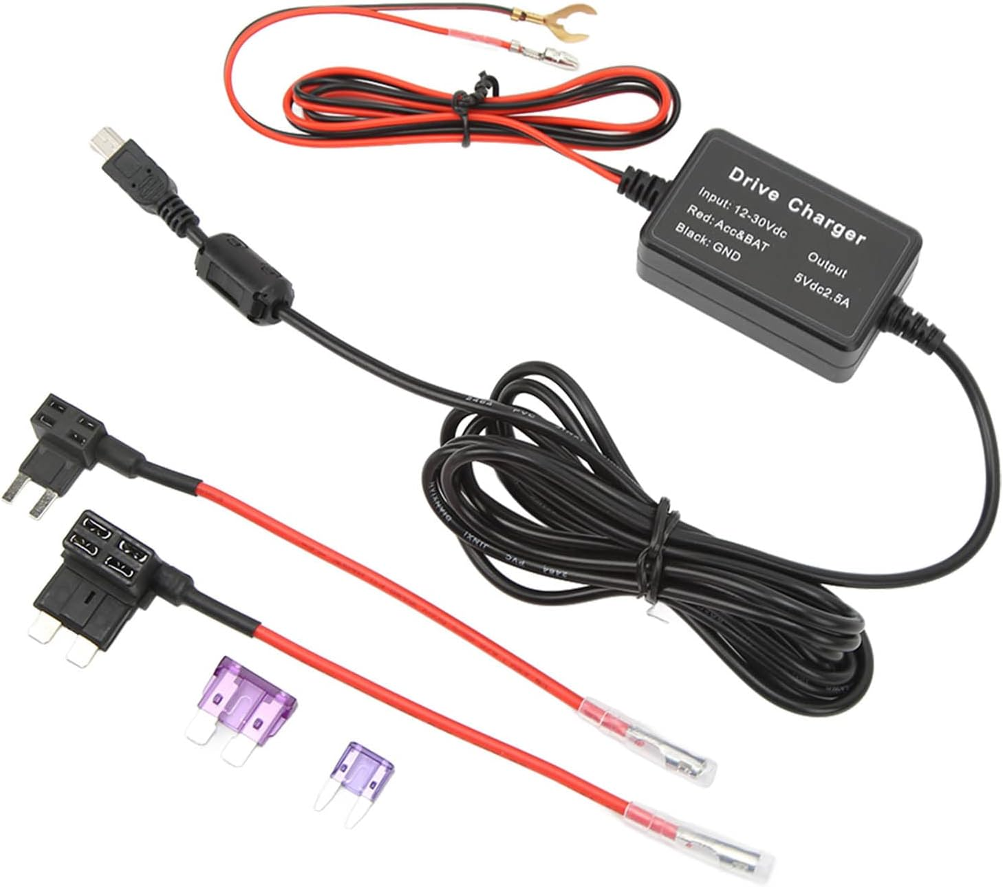 Dash Cam Hardwire Kit High Precision Voltage Transformation for Car Continuous Power Supply Suitable for Most Car Models image number 4
