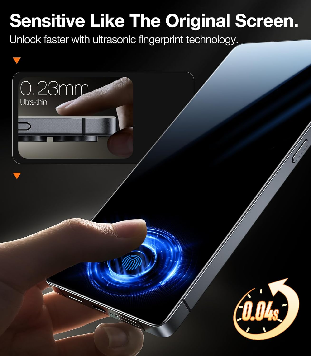 TORRAS 12FT Military-Grade Shatterproof for Samsung Galaxy S25 Ultra Screen Protector [9H+ Durable ＆ Just One-Pull] Full Coverage Bubble Free Galaxy Screen Protector 25 Ultra Tempered Glass, 2 Pack image number 1