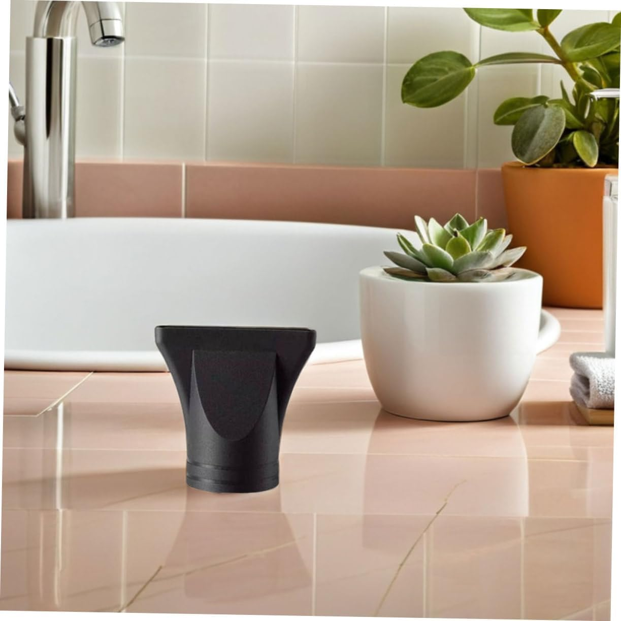 LOLIPPYY 4Pcs Professional Plastic Hair Dryer Nozzle Diffuser Hair Dryer Nozzle Attachment Concentrator Replacement Blow Flat Hairdressing Salon Styling Tool image number 6